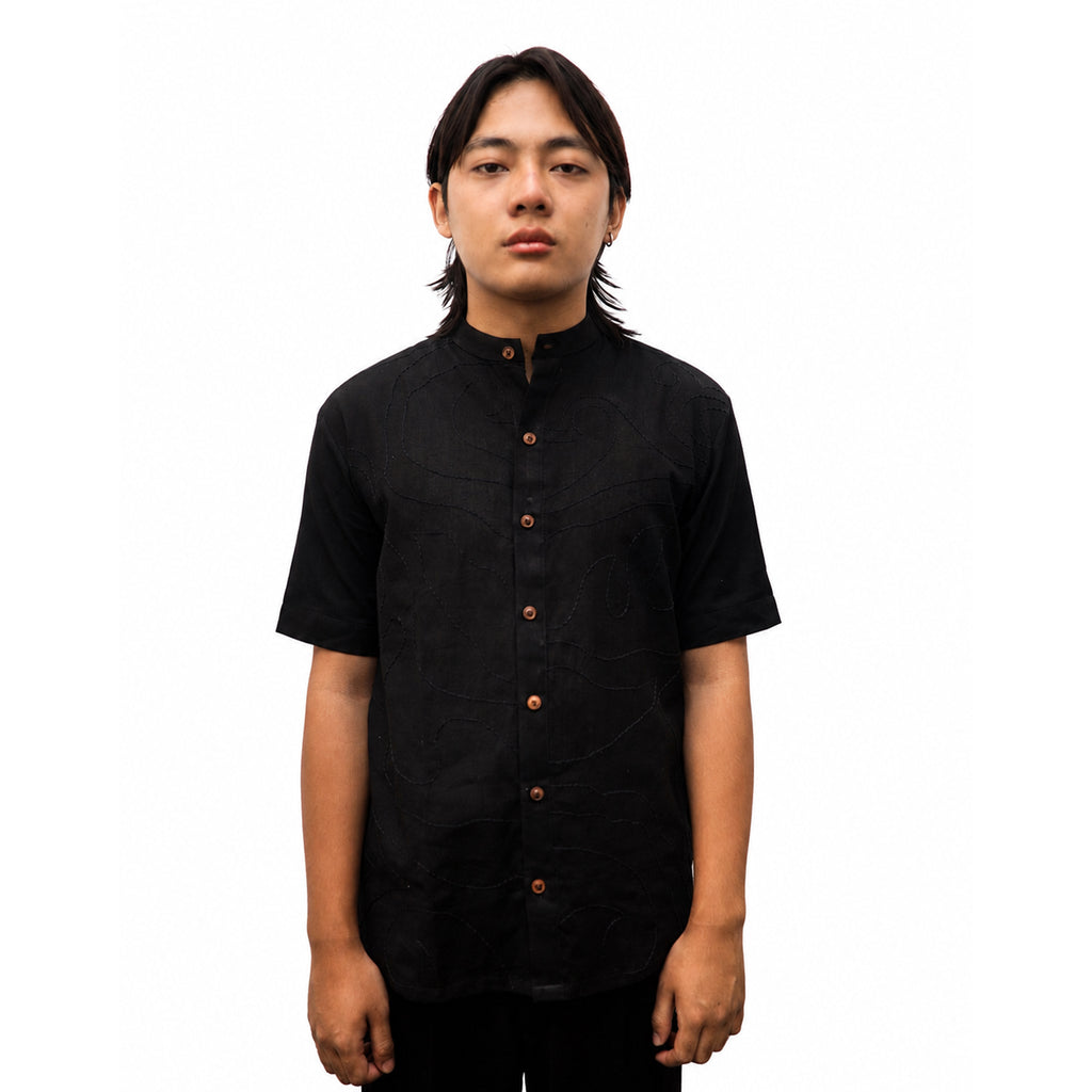 CHHAYA BLACK SHIRT - MENS