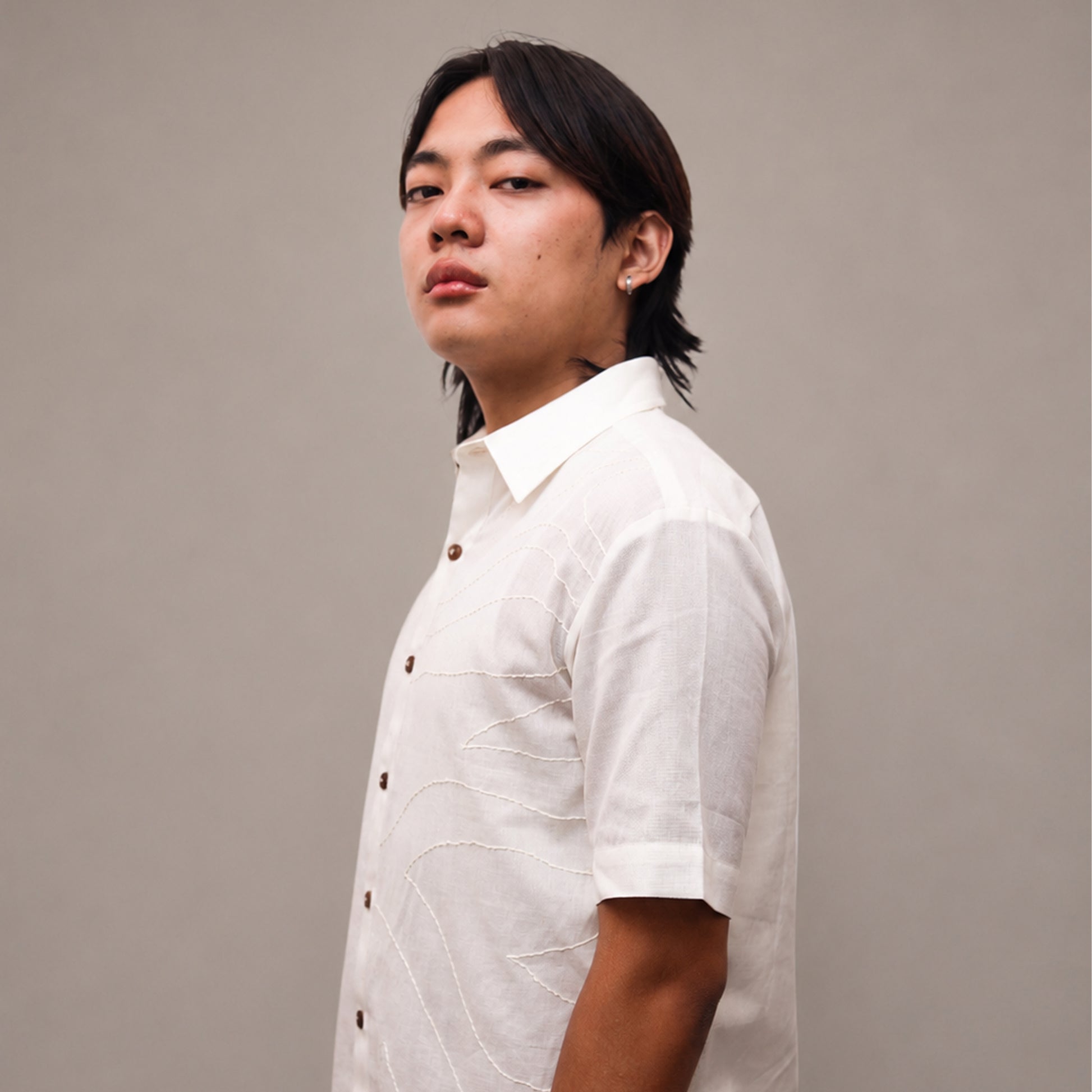 NOOR WHITE SHIRT - MENS