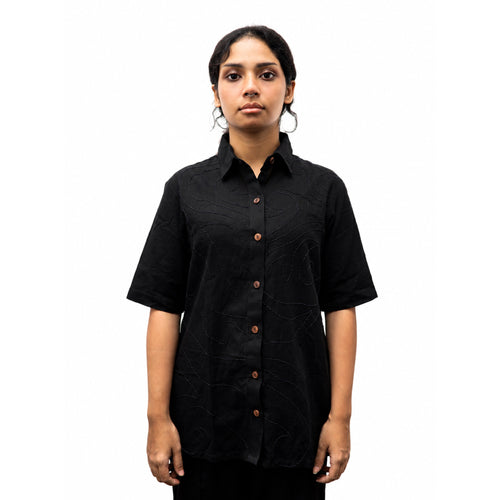 CHHAYA BLACK SHIRT - WOMEN