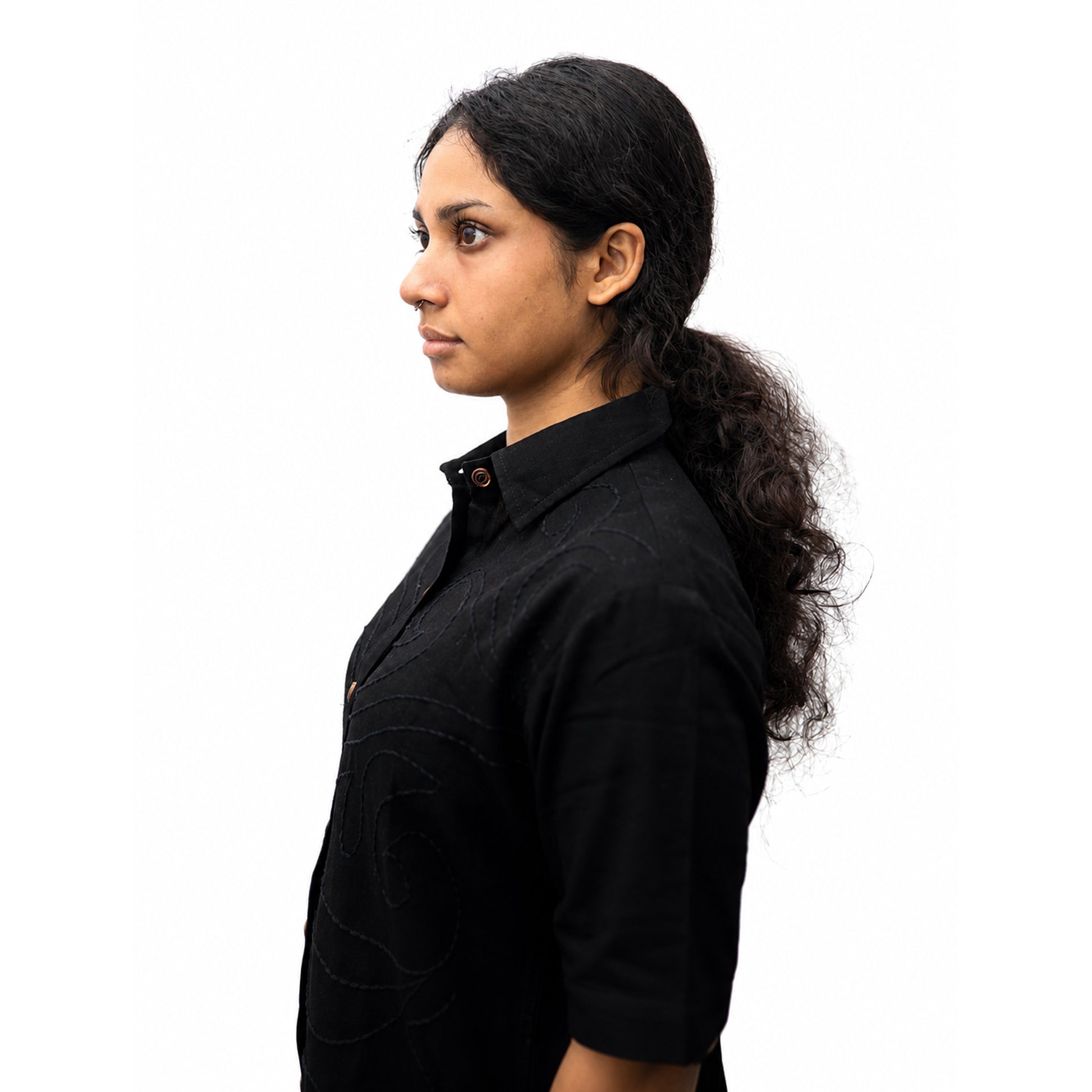 CHHAYA BLACK SHIRT - WOMEN