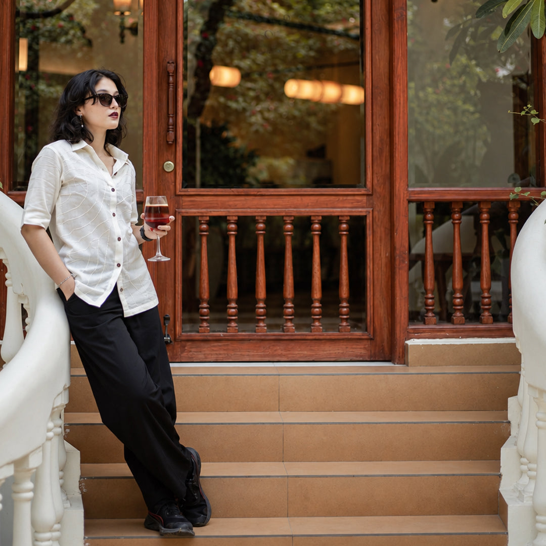 NOOR WHITE SHIRT - WOMEN