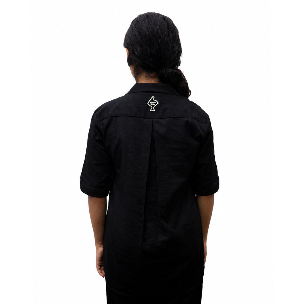 MANCHITRA BLACK SHIRT - WOMEN