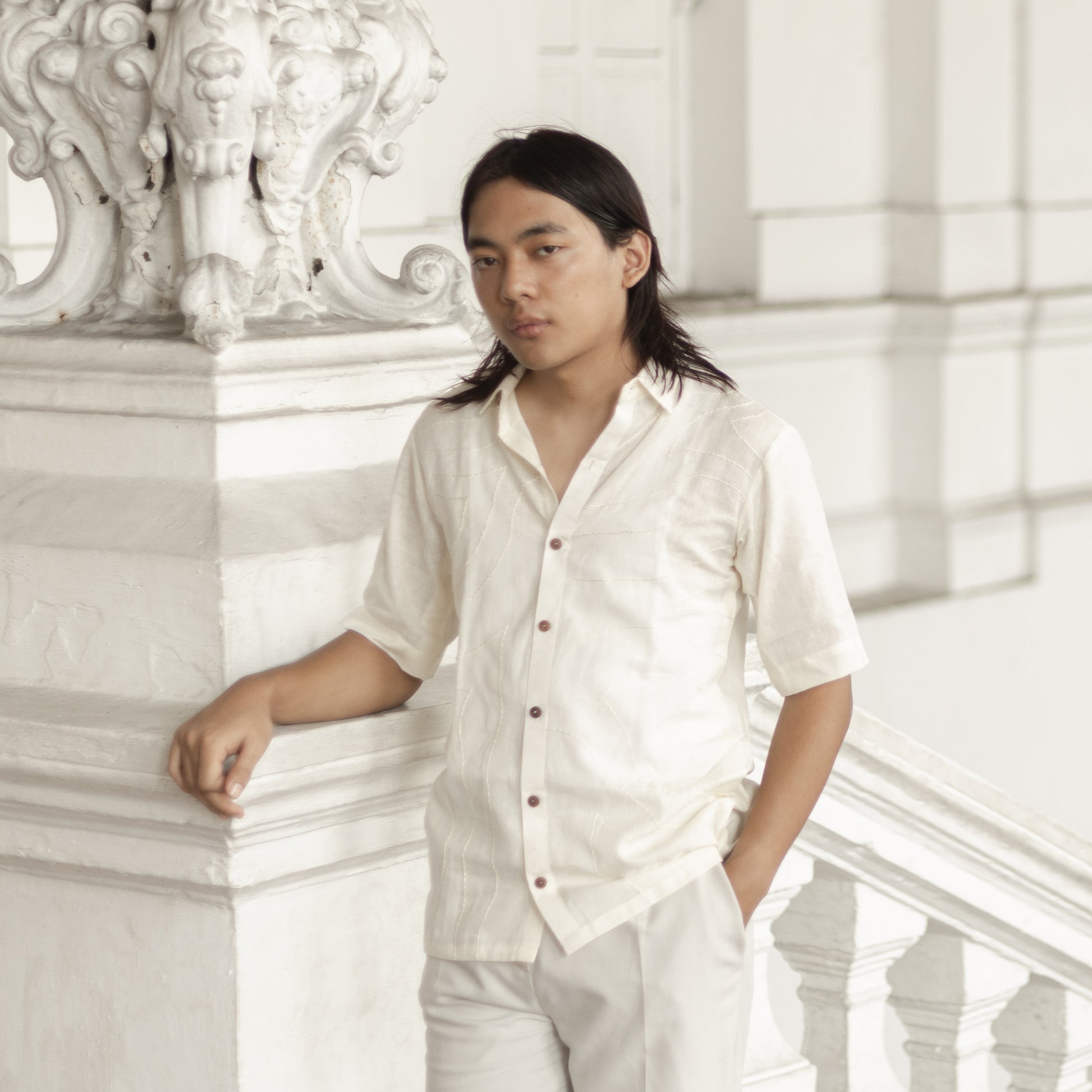 NOOR WHITE SHIRT - MENS